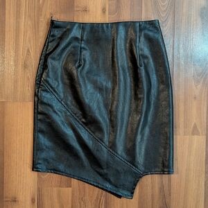 Fashion Nova Asymmetrical Black Skirt